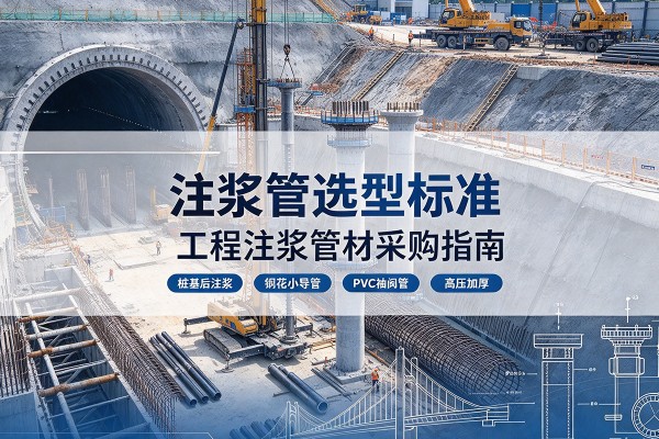 牡丹注浆管选型标准
