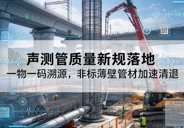 牡丹声测管质量新规落地，一物一码溯源，非标薄壁管材加速清退