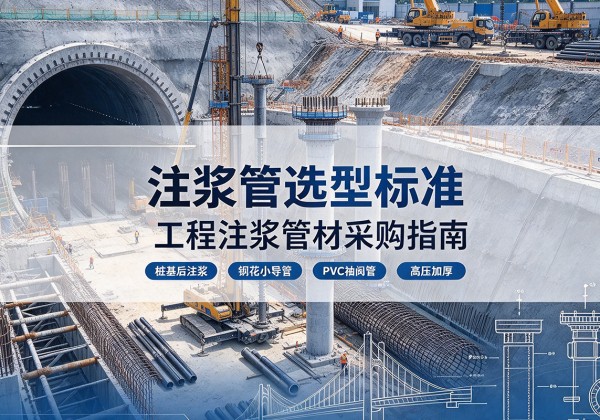 牡丹注浆管选型标准